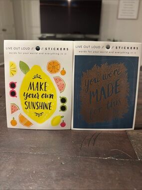 NEW Live Out Loud Vinyl Sticker Set